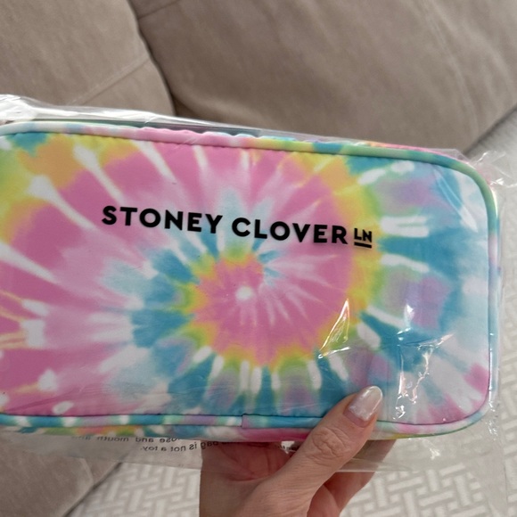 Stoney Clover Lane Pastel Tie-Dye Pouch - Picture 1 of 2